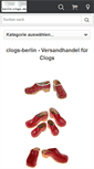 Mobile Screenshot of clogs-berlin.de