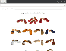 Tablet Screenshot of clogs-berlin.de